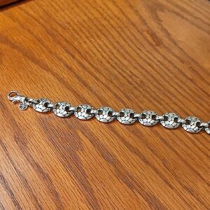 Authentic John Hardy 925 Sterling 7 Inch Bracelet. Kali Pebble Link